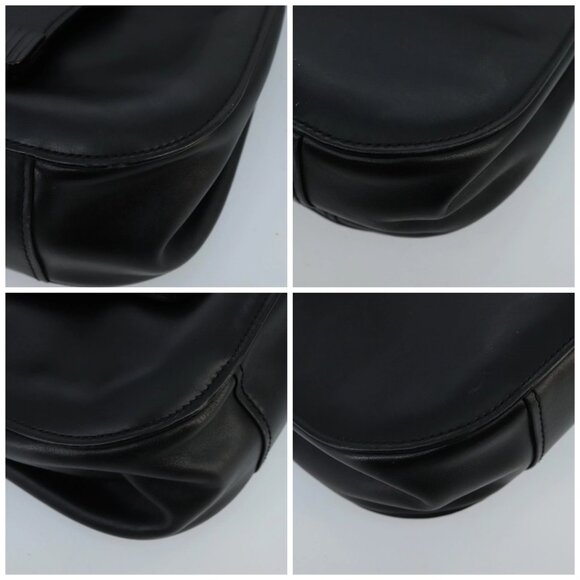 GUCCI Shoulder Bag Leather Black 105375 Auth - Picture 15 of 15